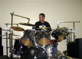 Mike on Drums